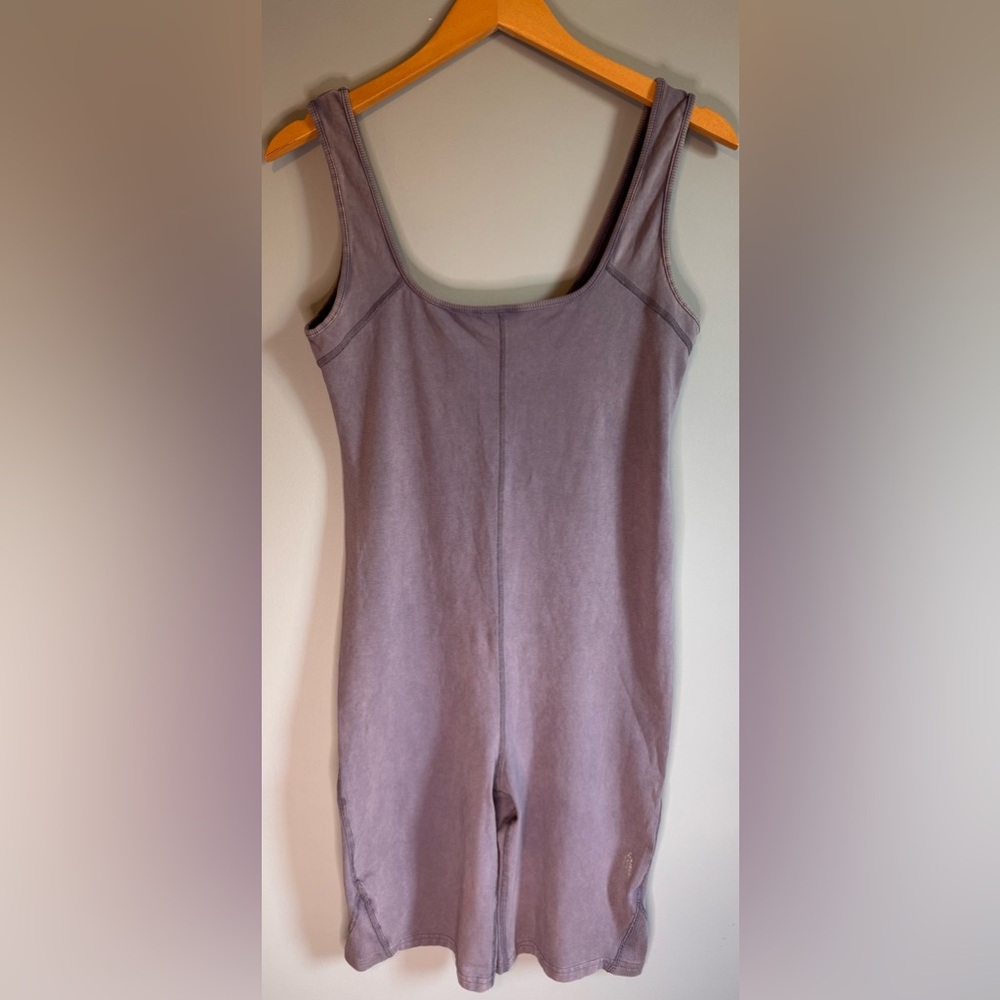 Free People Movement Hot Shot Romper Purple Nightingale Size Medium